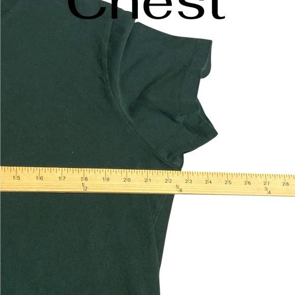 Everlane Forest Green Short Sleeve Tee - Picture 3 of 5